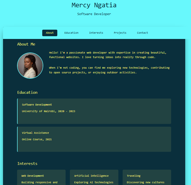 Portfolio Website